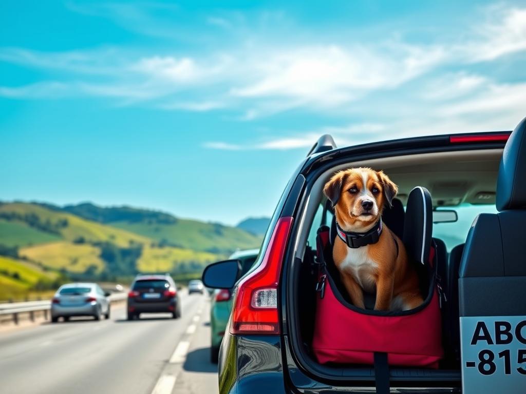 Hund im Auto transportieren